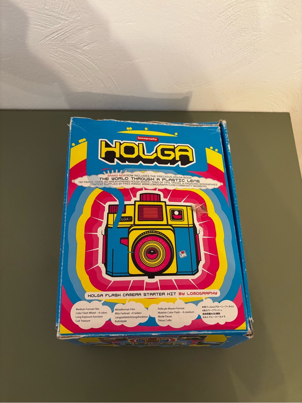 Lomography Holga 120CFN Film Camera - Color Rainbow Pink